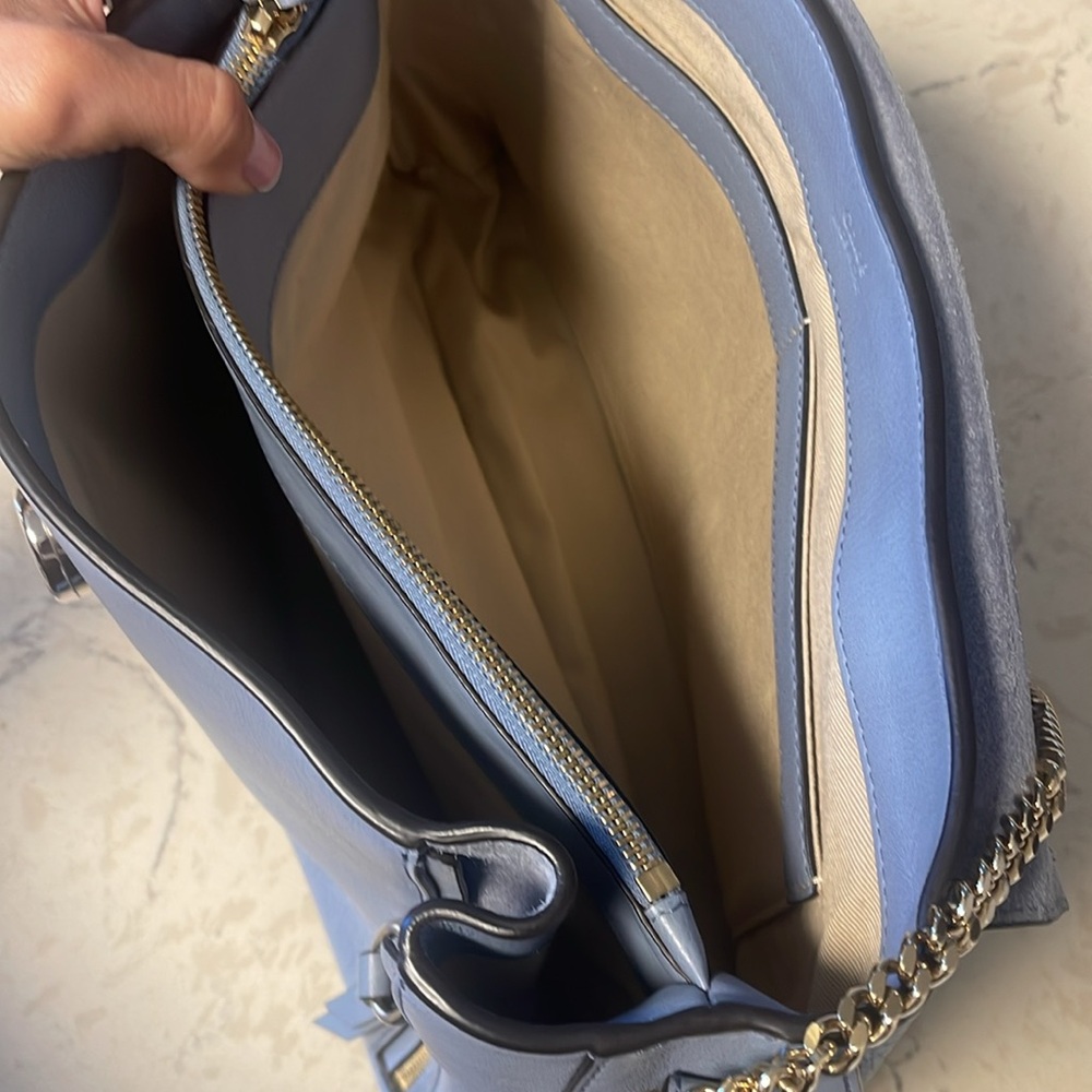 CHLOE Calfskin Medium Faye Day Shoulder Bag 🩵 - Picture 9 of 12